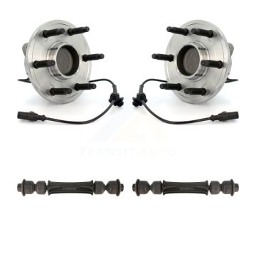 Front Hub Bearing Assembly Link Kit For Chevrolet GMC Sierra 1500 Silverado Avalanche XL K77-100376