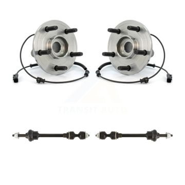 Front Hub Bearing Assembly And Link Kit For Dodge Ram 1500 4WD K77-100385