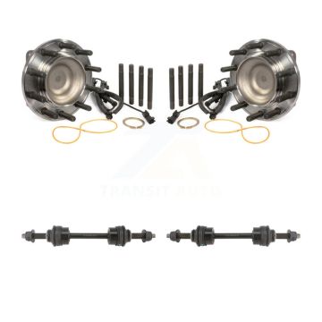 Front Hub Bearing Assembly And Link Kit For 2011-2016 Ford F-450 Super Duty F-550 4 X 2 K77-100388