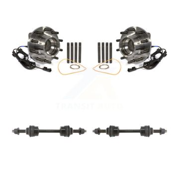 Front Hub Bearing Assembly And Link Kit For 2011-2016 Ford F-450 Super Duty F-550 4 X K77-100389