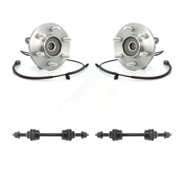 Front Hub Bearing Assembly And Link Kit For Ford F-150 K77-100390