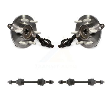 Front Hub Bearing Assembly And Link Kit For Ford F-150 K77-100399