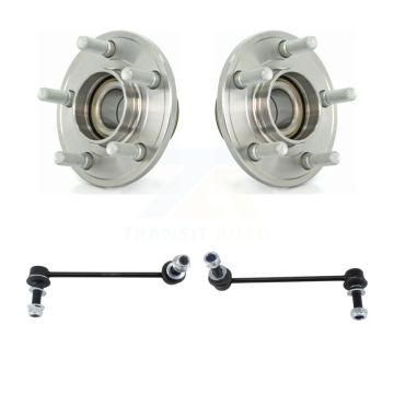 Front Hub Bearing Assembly And Link Kit For Dodge Chrysler 300 Charger Challenger Magnum K77-100402