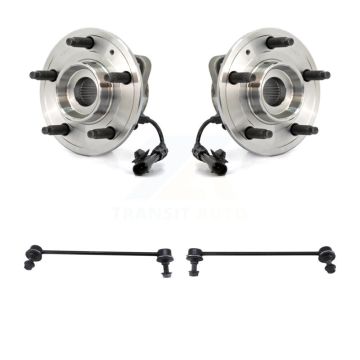 Front Hub Bearing Assembly And Link Kit For Chevrolet Equinox Pontiac Torrent K77-100405
