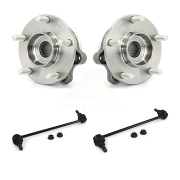 Front Hub Bearing Assembly And Link Kit For 2007-2012 Nissan Altima 2.5L K77-100407