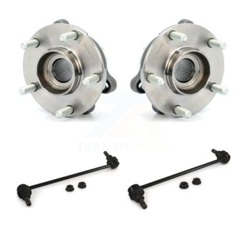 Front Hub Bearing Assembly And Link Kit For 2007-2012 Nissan Altima 3.5L K77-100408