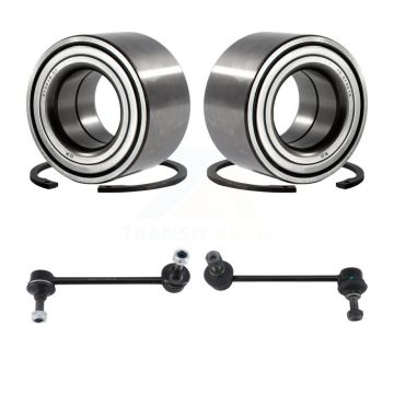 Front Wheel Bearing And Link Kit For Ford Fusion Mazda 6 Lincoln MKZ Zephyr Mercury Milan K77-100428