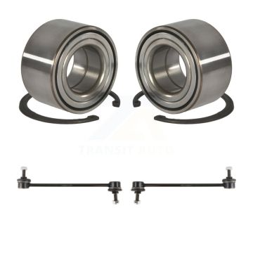 Front Wheel Bearing And Link Kit For 2001-2004 Ford Escape Mazda Tribute K77-100507