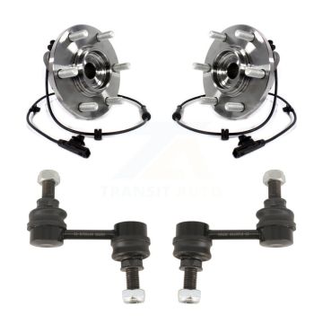 Front Hub Bearing Assembly And Link Kit For INFINITI QX80 Nissan Armada QX56 K77-100558