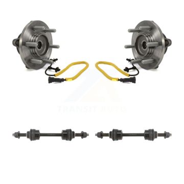 Front Hub Bearing Assembly And Link Kit For Ford F-150 K77-100560