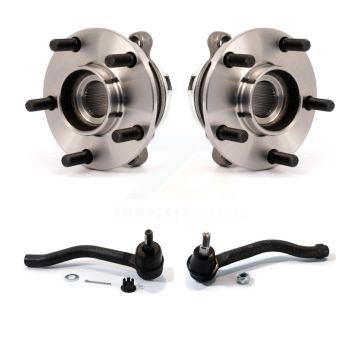 Front Wheel Bearing And Tie Rod End Kit For 2009-2014 Nissan Murano K77-100565