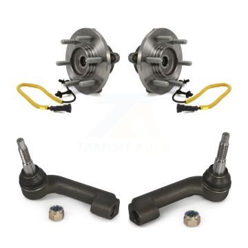Front Wheel Bearing And Tie Rod End Kit For Ford F-150 K77-100566