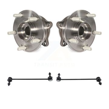 Front Hub Bearing Assembly And Link Kit For Hyundai Sonata Kia Optima Cadenza K77-100586