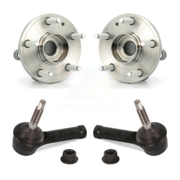 Front Wheel Bearing And Tie Rod End Kit For Ford Explorer Police Interceptor Utility K77-100587