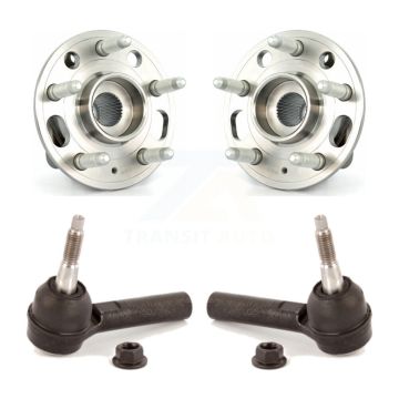 Front Wheel Bearing And Tie Rod End Kit For 2010-2017 Chevrolet Equinox GMC Terrain K77-100589