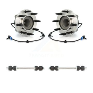 Front Hub Bearing Assembly Link Kit For GMC Chevrolet Savana 2500 Express 3500 Silverado K77-100603