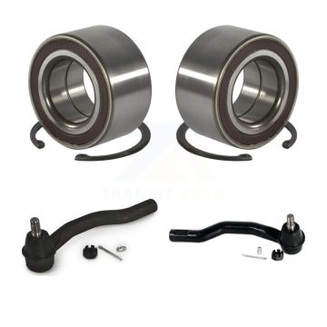 Front Wheel Bearing And Tie Rod End Kit For 2009-2013 Mazda 6 2.5L K77-100618