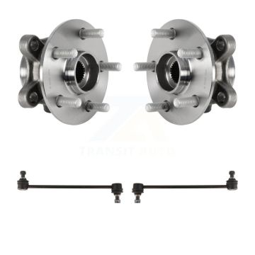 Front Hub Bearing Assembly And Link Kit For 2019 Toyota Corolla Sedan with 2.0L K77-100654
