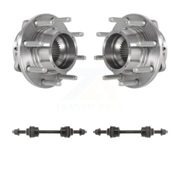 Front Hub Bearing Assembly And Link Kit For 2017-2022 Ford F-350 Super Duty F-250 4WD K77-100657