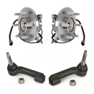 Front Wheel Bearing & Tie Rod End Kit For 2015-2017 Ford Expedition Lincoln Navigator 4WD K77-100669