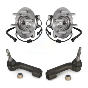 Front Wheel Bearing And Tie Rod End Kit For Ford Expedition Lincoln Navigator 4WD K77-100670