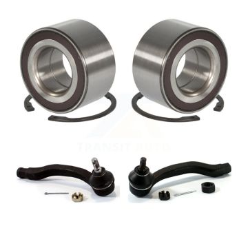 Front Wheel Bearing And Tie Rod End Kit For 2010-2014 Honda Insight K77-100675