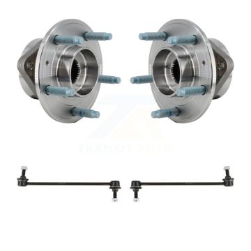 Front Hub Bearing Assembly And Link Kit For 2018-2021 Chevrolet Equinox GMC Terrain K77-100680