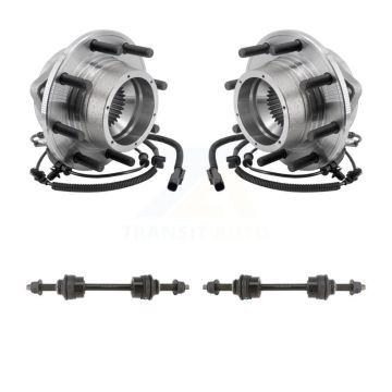Front Hub Bearing Assembly And Link Kit For Ford F-350 Super Duty 4WD K77-100681