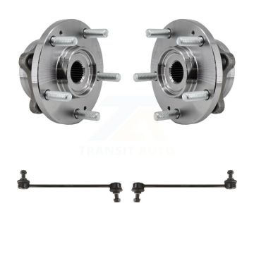 Front Hub Bearing Assembly And Link Kit For 2017-2019 Kia Soul K77-100683