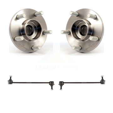 Front Hub Bearing Assembly And Link Kit For Volvo S40 C30 V50 C70 K77-100684