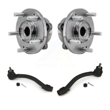 Front Wheel Bearing And Tie Rod End Kit For 2017-2019 Kia Soul K77-100688