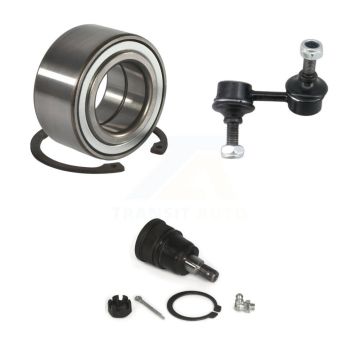 Front Left Wheel Bearing Lower Ball Joint & Sway Bar Stabilizer Link Kit For Honda Civic K77-100694