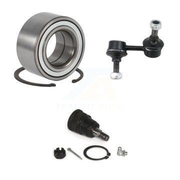 Front Left Wheel Bearing Lower Ball Joint And Sway Bar Link Kit For Honda Civic Acura RSX K77-100696