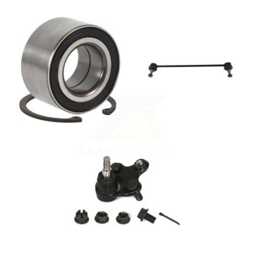 Front Left Wheel Bearing Lower Ball Joint And Sway Bar Link Kit For Honda Civic Acura ILX K77-100699