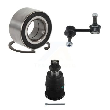 Front Left Wheel Bearing Lower Ball Joint & Sway Bar Stabilizer Link Kit For Honda Accord K77-100702