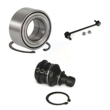 Front Left Bearing Lower Ball Joint And Sway Bar Link Kit For 2001-2006 Hyundai Santa Fe K77-100711