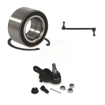 Front Left Wheel Bearing Lower Ball Joint & Sway Bar Link Kit For 2004-2010 Toyota Sienna K77-100787