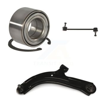 Front Left Bearing Lower Control Arm with Ball Joint Link Kit For 2010-2011 Nissan Versa K77-100801