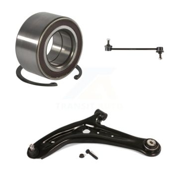Front Left Wheel Bearing Lower Control Arm with Ball Joint Link Kit For 2011-2014 Mazda 2 K77-100826