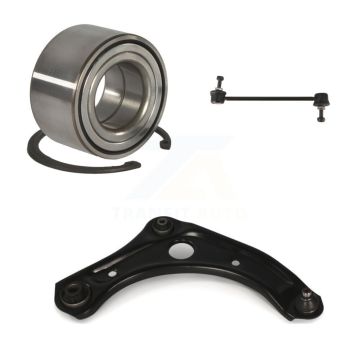Front Right Bearing Lower Control Arm w/ Ball Joint Link Kit For Nissan Micra Versa Note K77-100843