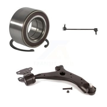 Front Right Bearing Lower Control Arm w/ Ball Joint Link Kit For 2010-2013 Mazda 3 Sport K77-100853