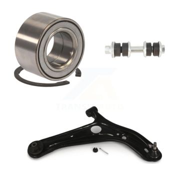 Front Right Bearing Lower Control Arm with Ball Joint & Sway Bar Link Kit For Toyota Echo K77-100863