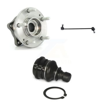 Front Left Bearing Lower Ball Joint & Sway Bar Link Kit For Hyundai Santa Fe Kia Sorento K77-100886