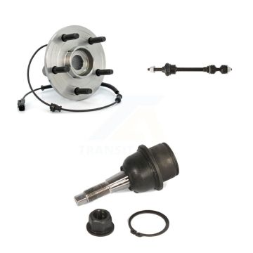 Front Hub Bearing Lower Ball Joint & Sway Bar Stabilizer Link Kit For Dodge Ram 1500 4WD K77-100904