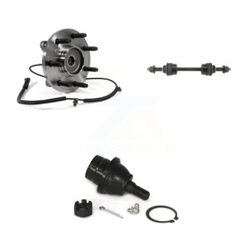 Front Hub Bearing Lower Ball Joint And Sway Bar Link Kit For Ford F-150 With 7 Lug Wheels K77-100907