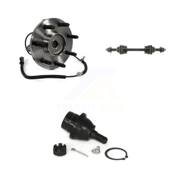 Front Hub Bearing Assembly Lower Ball Joint & Sway Bar Stabilizer Link Kit For Ford F-150 K77-100908