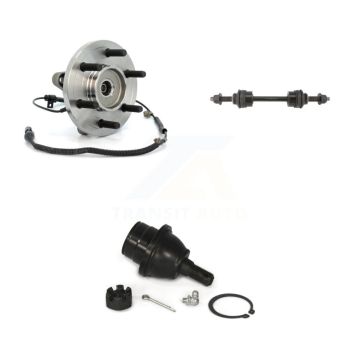 Front Hub Bearing Assembly Lower Ball Joint & Sway Bar Stabilizer Link Kit For Ford F-150 K77-100909