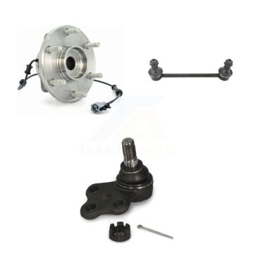 Front Hub Bearing Lower Ball Joint And Sway Bar Link Kit For 2004 Nissan Pathfinder LE SE K77-100937