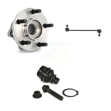 Front Hub Bearing Lower Ball Joint & Sway Bar Stabilizer Link Kit For 2009 Dodge Caliber K77-100952