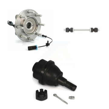 Front Hub Bearing Lower Ball Joint & Link Kit For GMC Sierra 3500 HD Chevrolet Silverado K77-100960